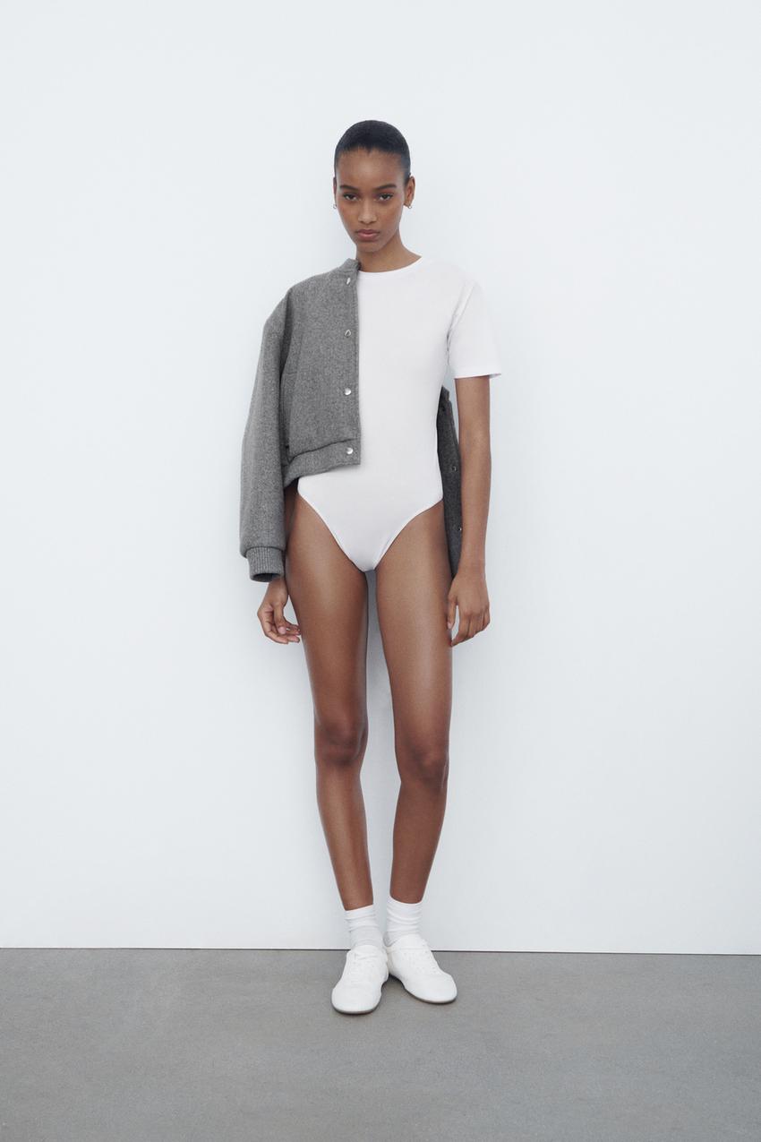 Seamless Short Sleeve Bodysuit — Olive