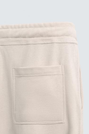 PANTALON JOGGER COUPE DÉCONTRACTÉE - Beige clair de Zara - Image 8
