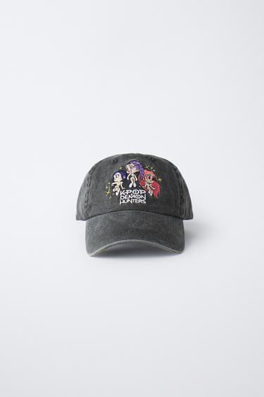 WASHED EFFECT CAP KPOP DEMON HUNTERS™ NETFLIX © - Anthracite grey by Zara - Image 0