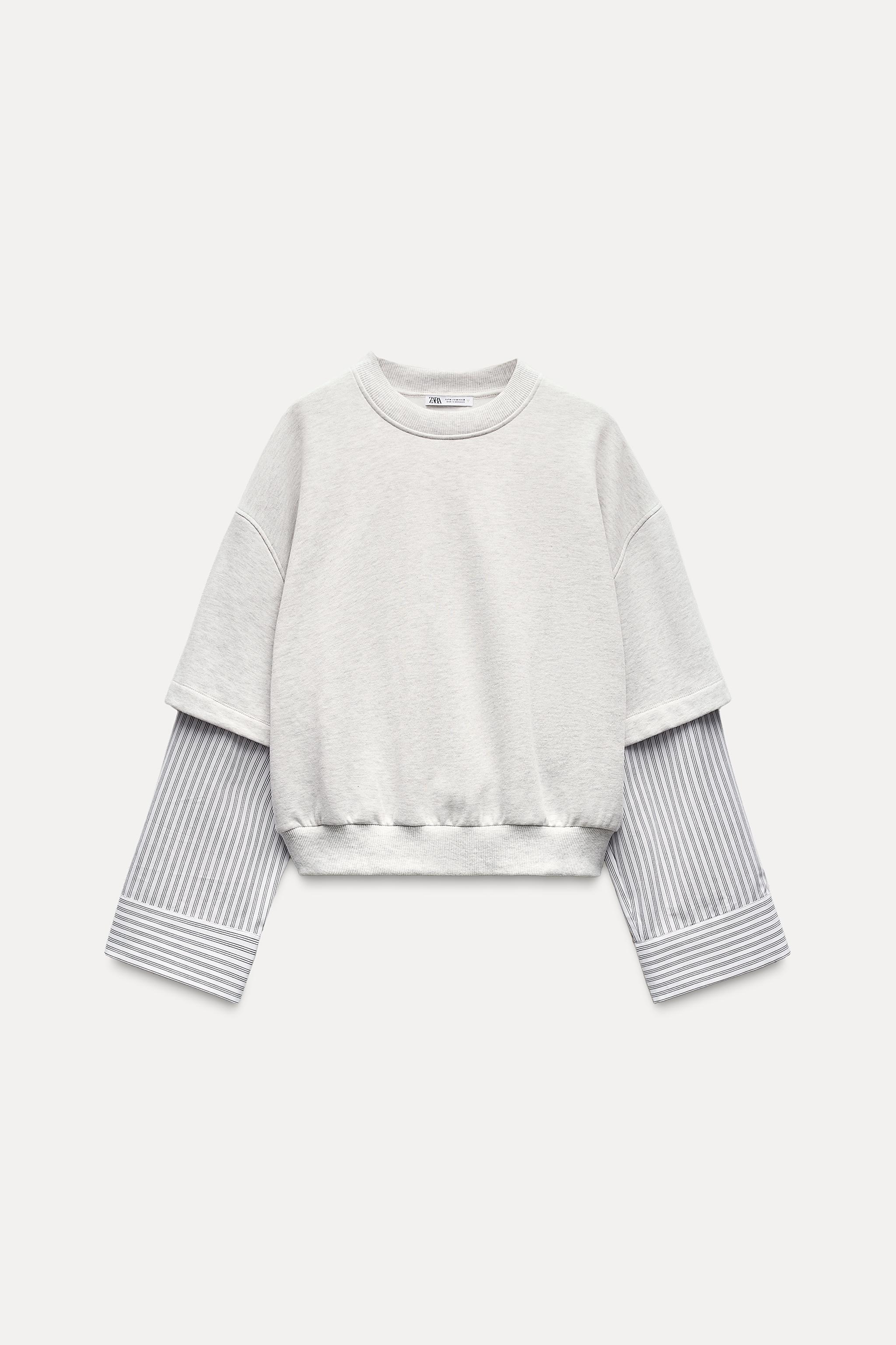 COMBINATION SWEATSHIRT SILVER UNIVERSE ZARA Canada