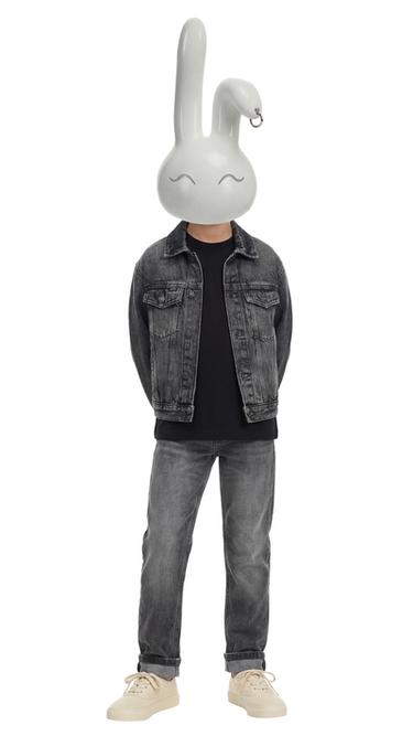 DENIM JACKET - Grey by Zara