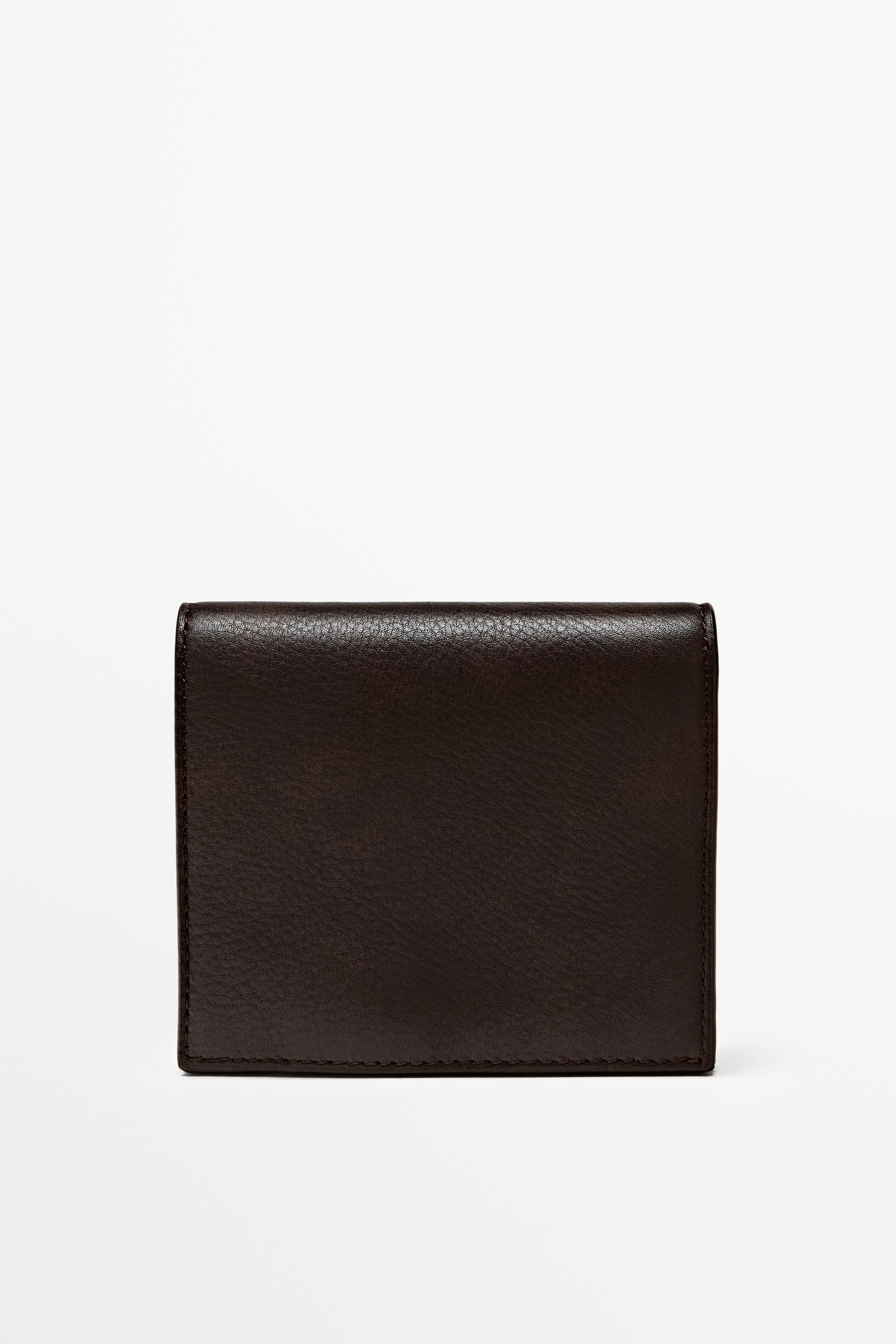 Nappa leather wallet — Brown
