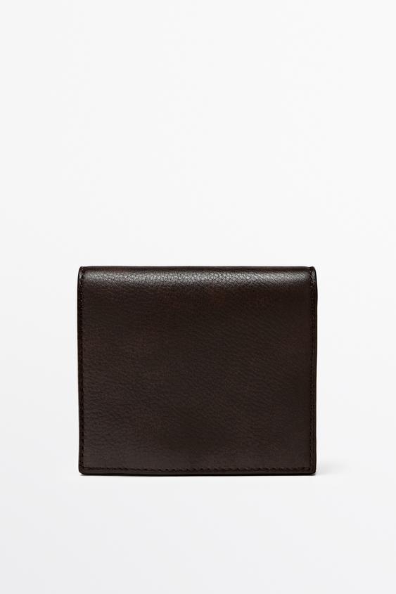 Zara Nappa leather wallet - Brown - Image 0