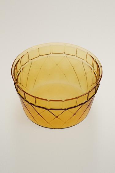 BOROSILICATE ICE CREAM BOWL - Orange by Zara - Image 1