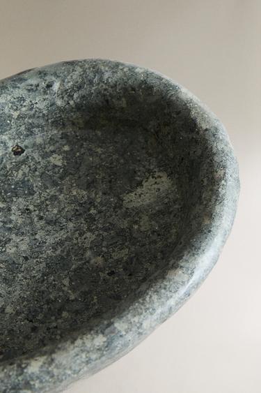 GREENISH CONCAVE MARBLE TRAY - Green by Zara - Image 2