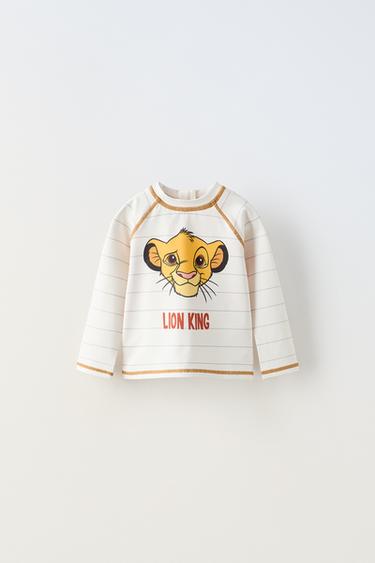 1–6 ЛЕТ/ СПОРТИВНЫЙ ТОП С ПРИНТОМ «КОРОЛЬ ЛЕВ» © DISNEY — РЫЖЕВАТО-КОРИЧНЕВЫЙ от Zara — изображение 0