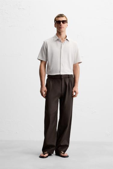 CAMISA REGULAR FIT SOFT - Beige claro de Zara - Imagen 0
