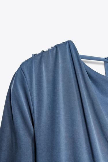 BODY AVEC DOS OUVERT - Bleu de Zara - Image 6