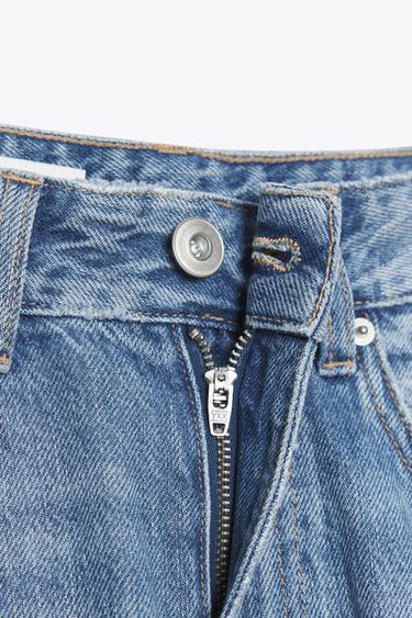 TRF OVERSIZE MID-RISE JEANS - Blue by Zara - Image 8