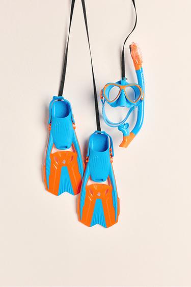 Zara ZARA X BODY GLOVE © SNORKEL AND FINS SET - Blue