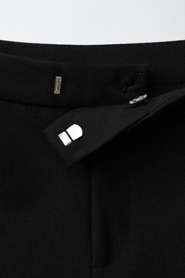 FLARE SUIT TROUSERS - Black by Zara - Image 2