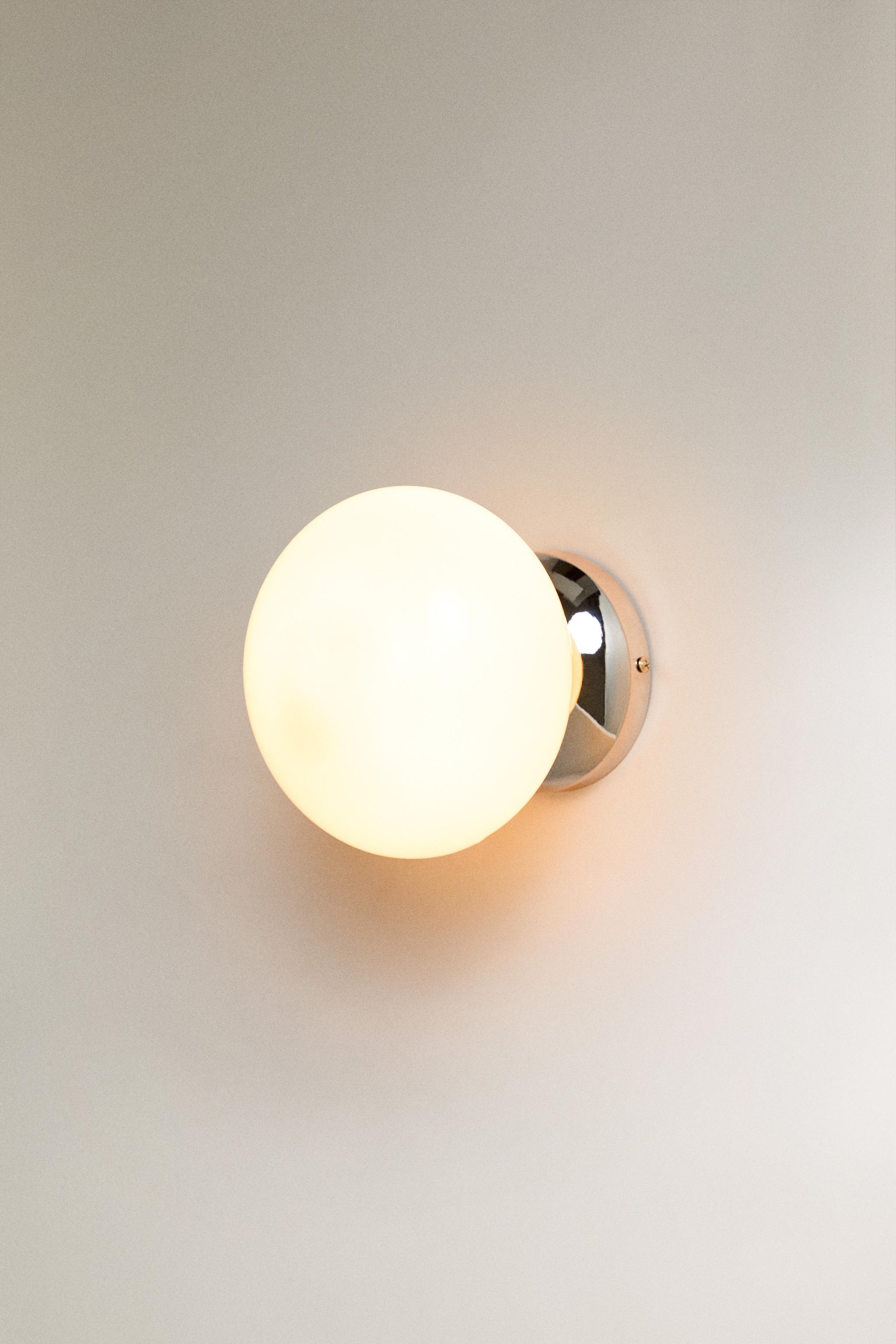 Hofstein Aplique Badajoz, Moderna Lámpara De Pared De Metal En Color Antracita, Lámpara Redonda Con Diferentes Efectos De Luz, Lámpara Up & Down, 1 Llama, 1 X G9, Sin Bombilla(s