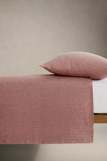 HOUSSE DE COUETTE ENFANT RAYURES NOËL - Rouge de Zara - Image 2