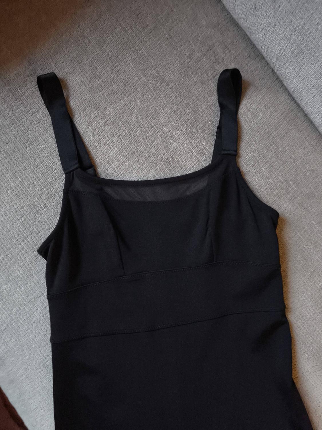 ROBE MI LONGUE MOULANTE NOIRE - Image 2