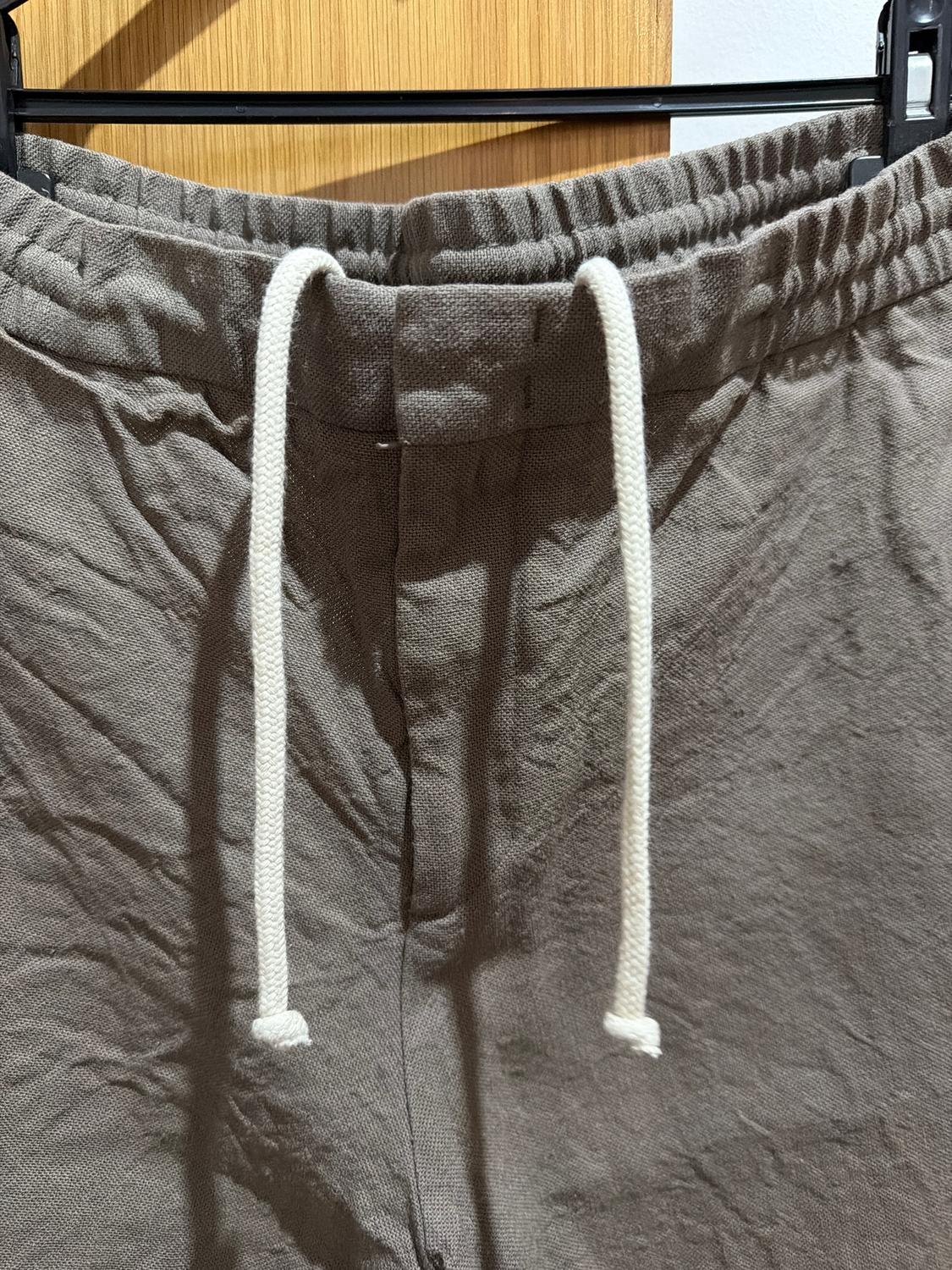 VISCOSE-JUTE TROUSERS - Image 3