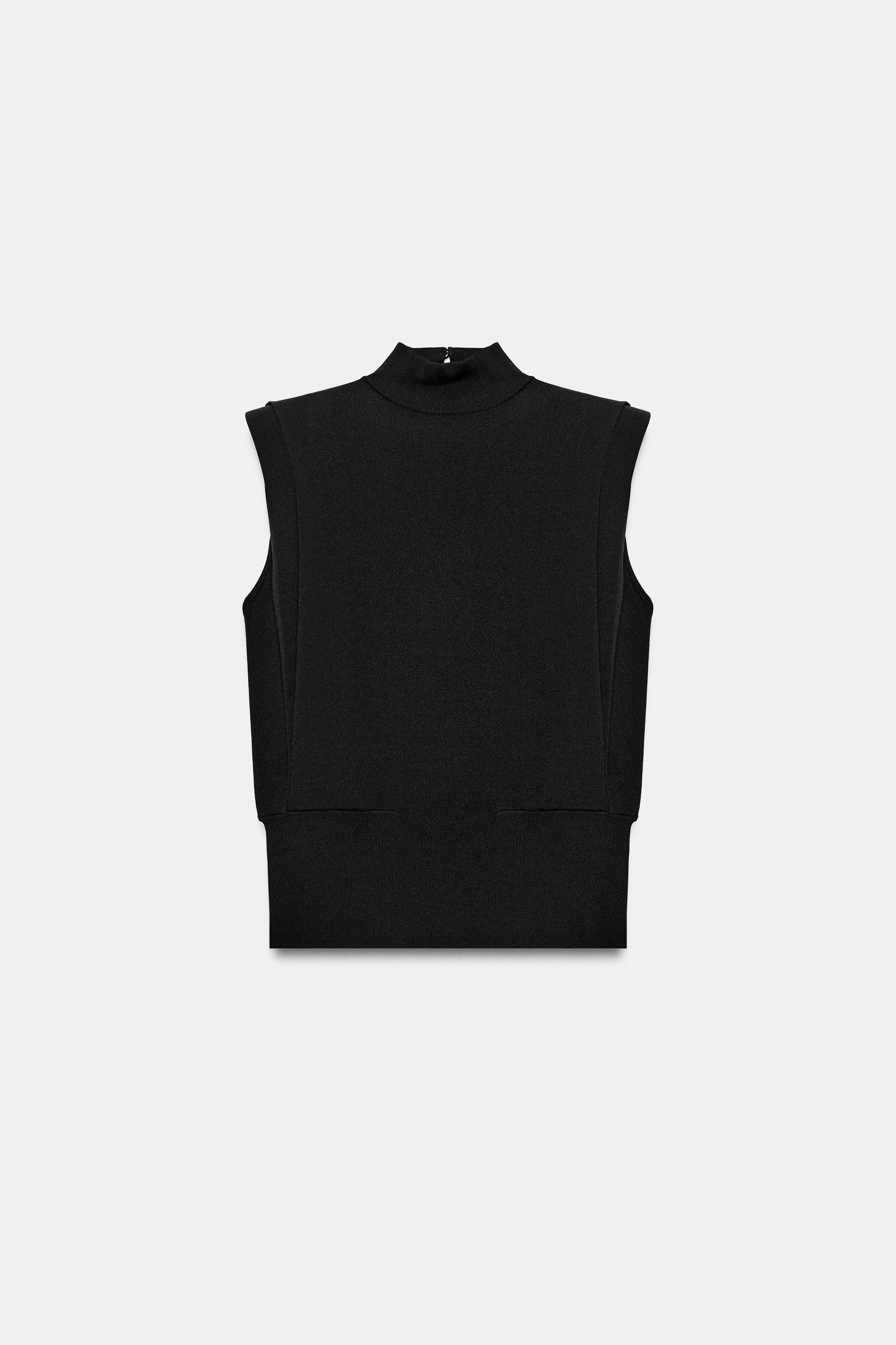 Женские свитеры Zara OPEN BACK KNIT TOP — фото 5