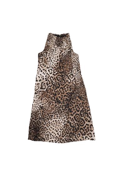 ABITO ZARA LEOPARDATO CON TASCHE TG XS/24