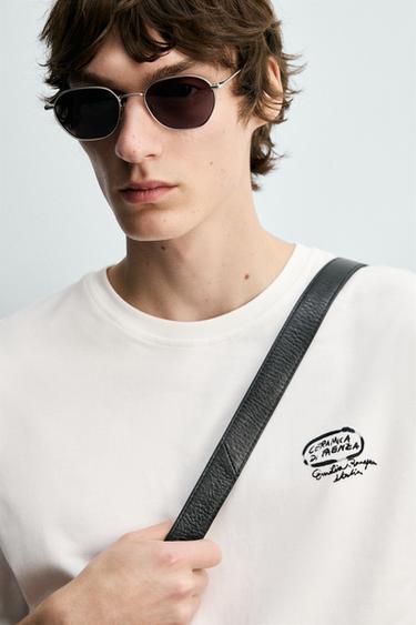 T-SHIRT IMPRIMÉS CÉRAMIQUE - Blanc de Zara - Image 5