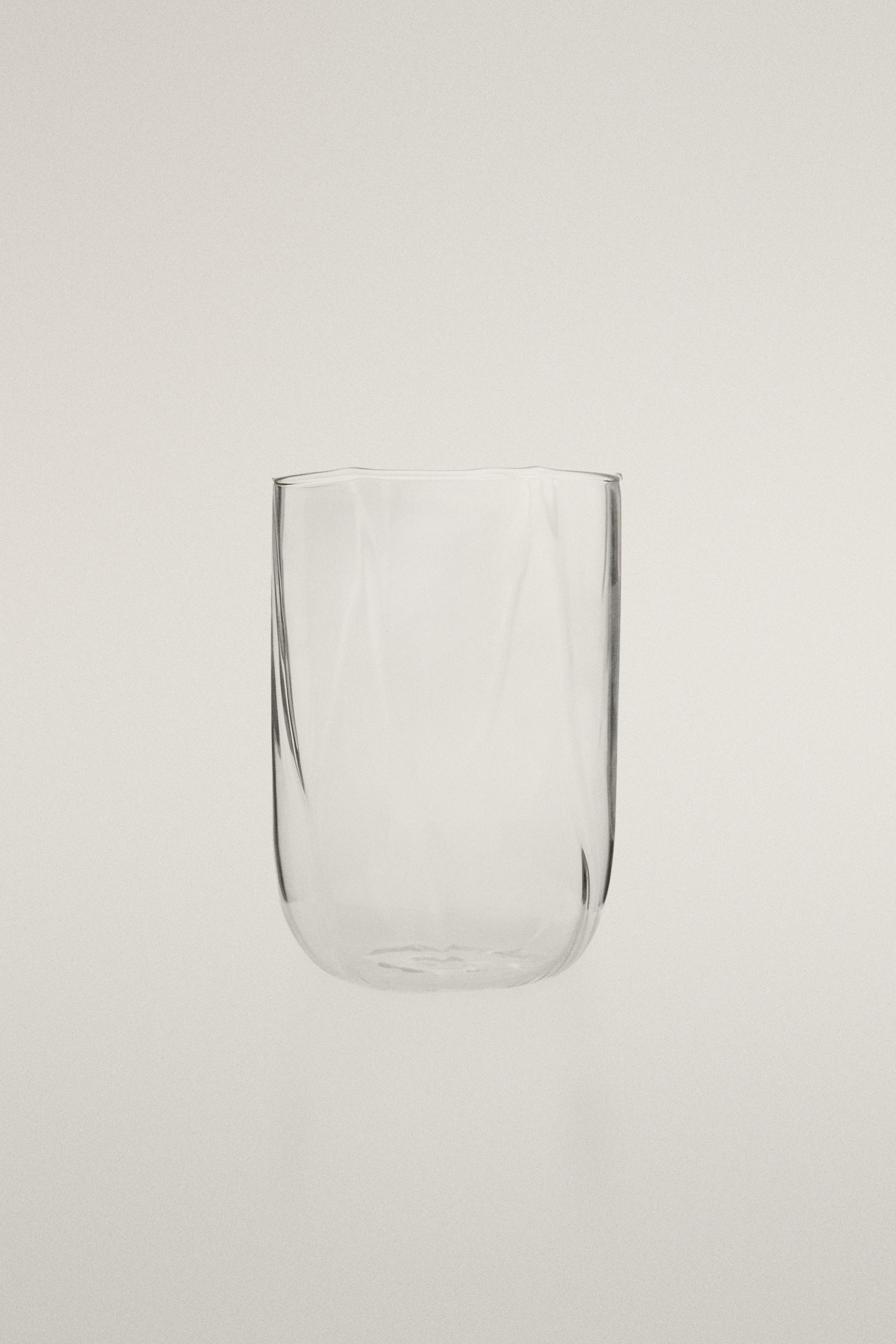 BOROSILICATE GLASS TOOTHBRUSH TUMBLER
