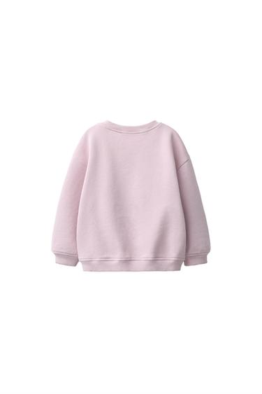 HENLEY NECK SWEATSHIRT — Dusty mauve 2