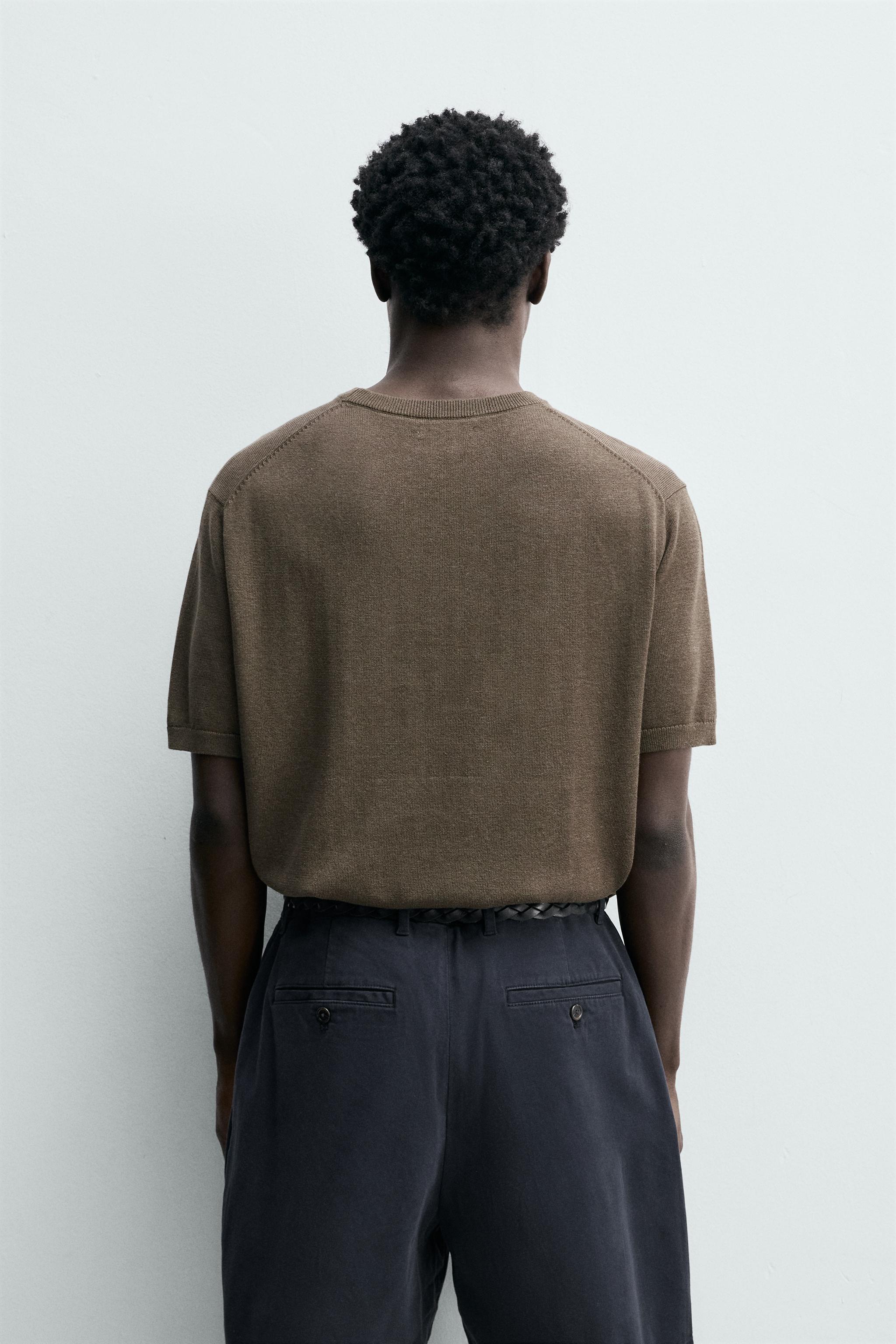 KNIT REGULAR FIT T-SHIRT