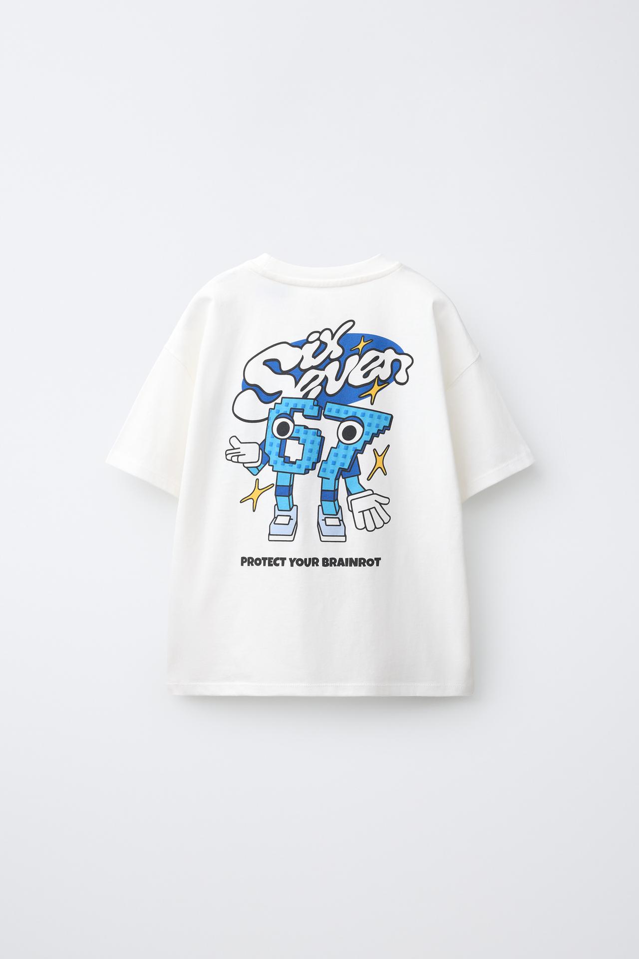 STEAL A BRAINROT © SPYDER GAMES PRINTED T-SHIRT — White