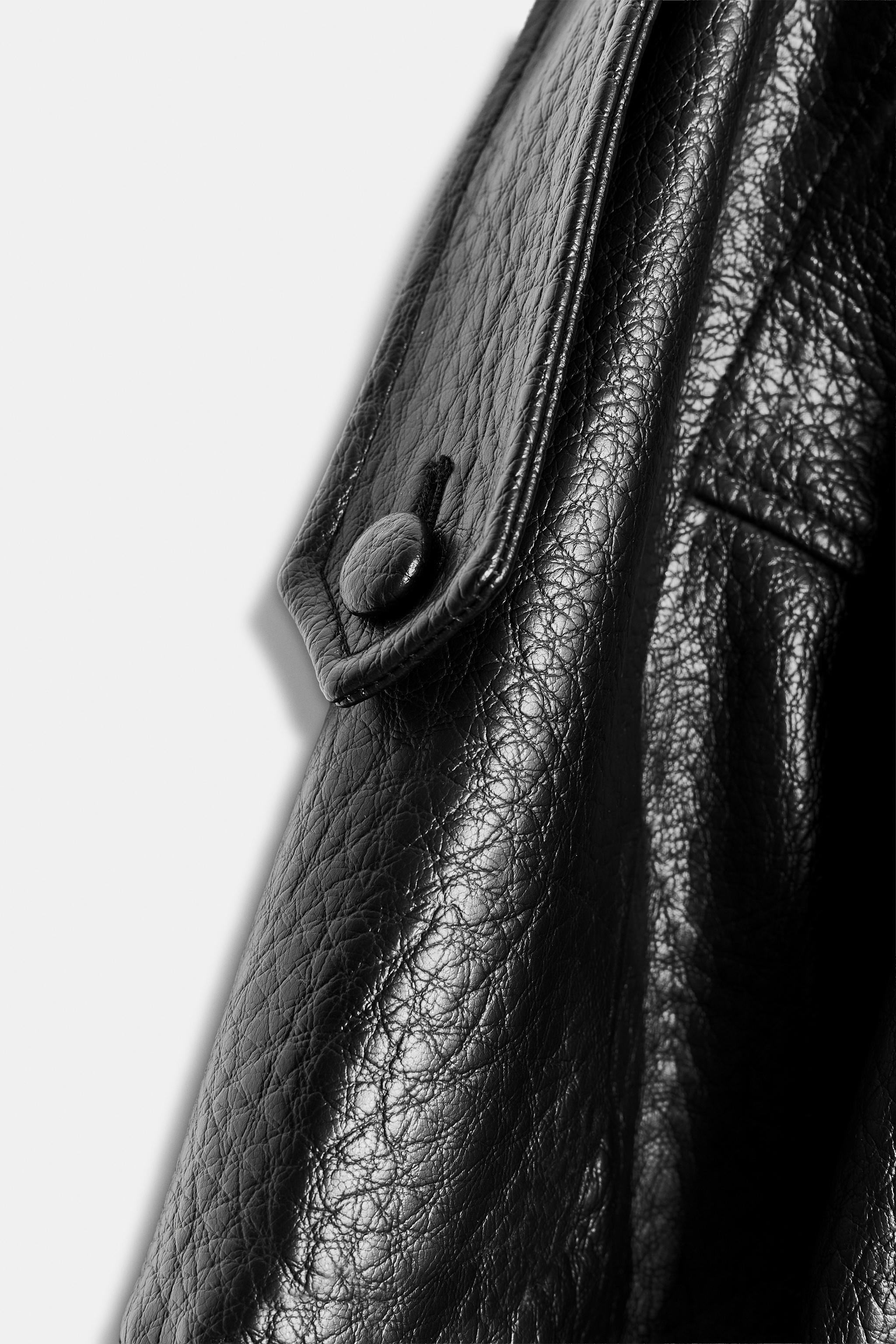 フェイクレザージャケット - ブラック | ZARA Japan / 日本