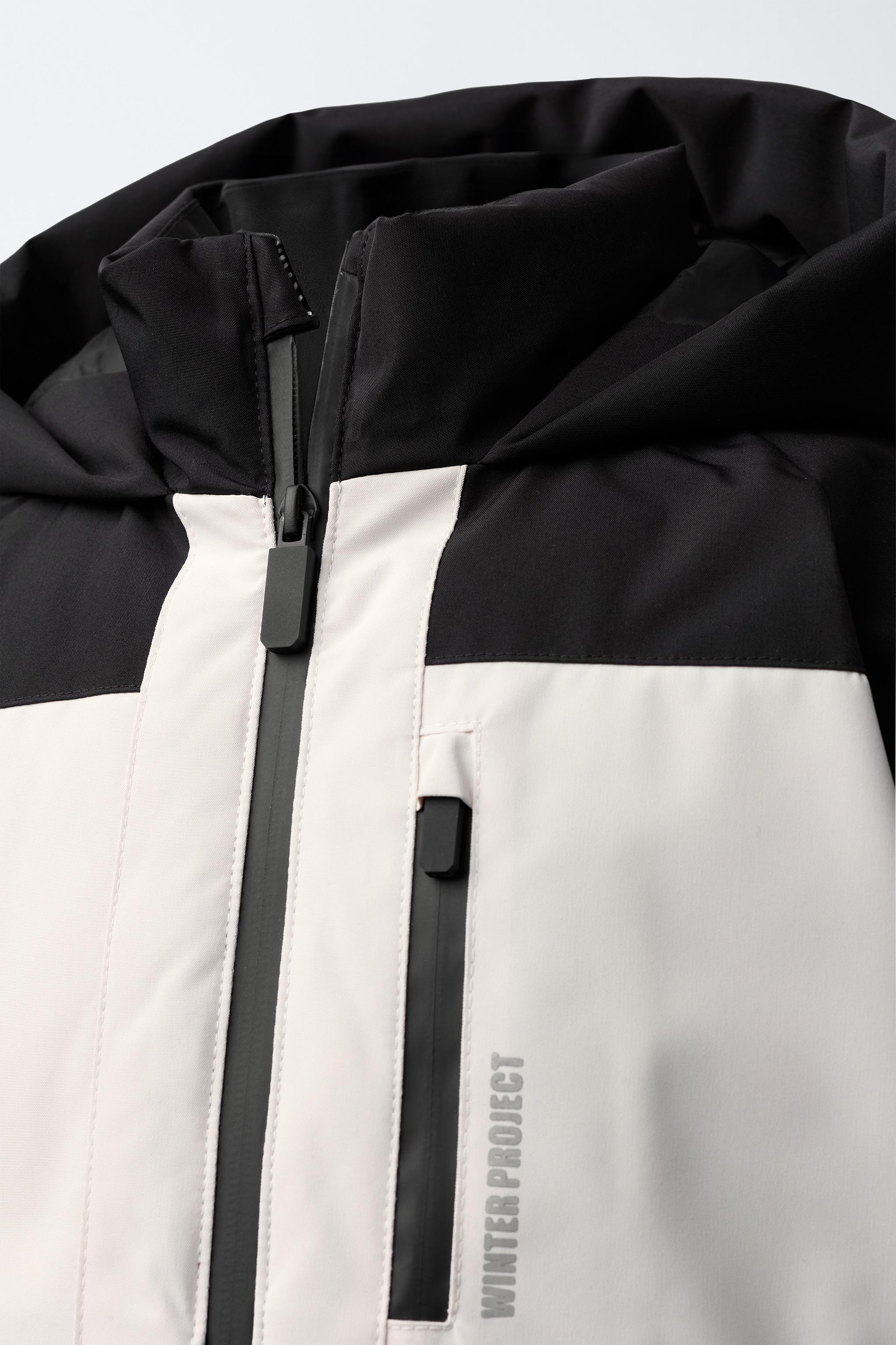 COLOR BLOCK WATER RESISTANT AND WINDPROOF JACKET