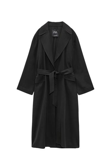 RELAXED BELTED TRENCH COAT