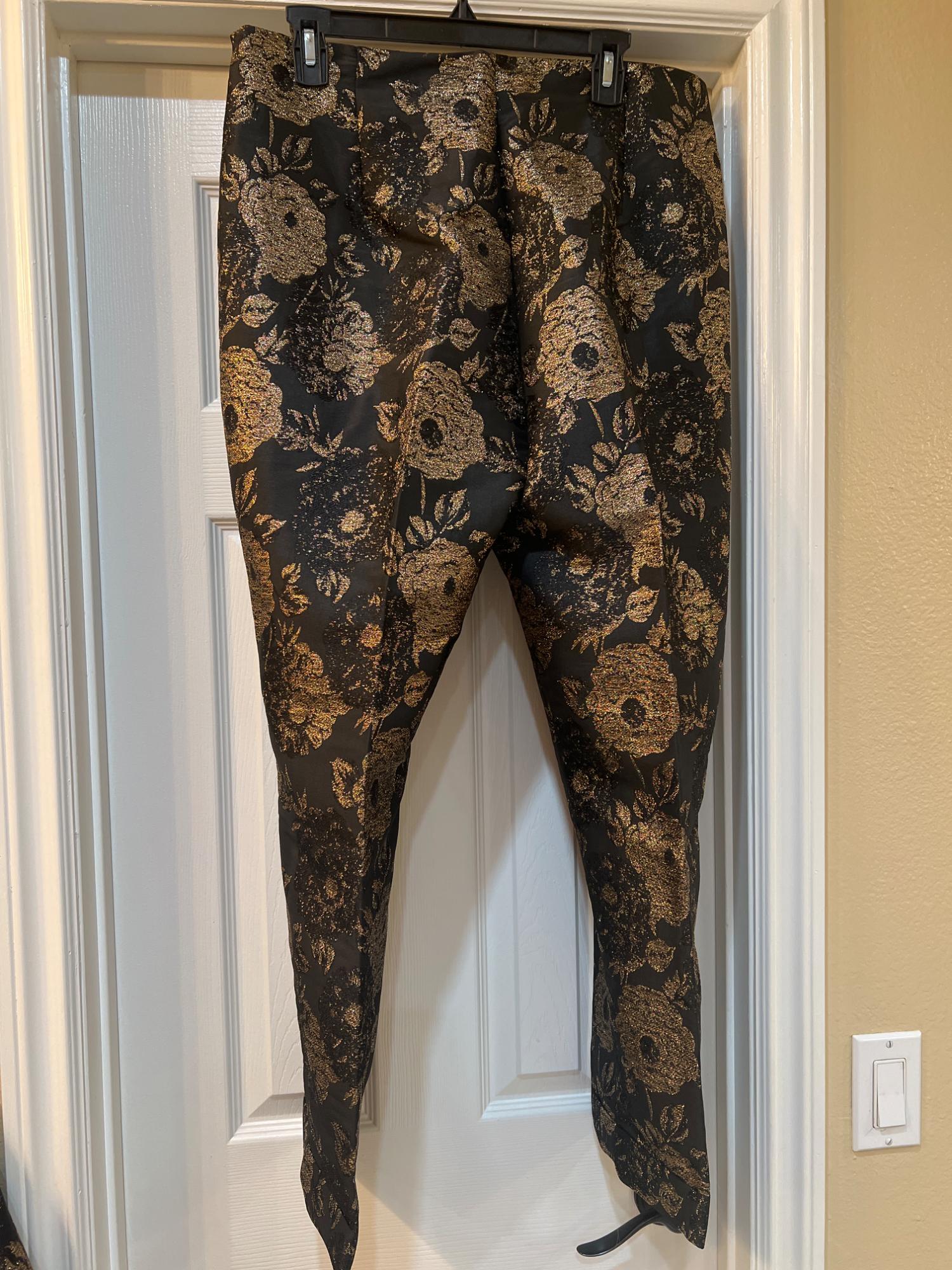 FAUX LEATHER HIGH-WAISTED PANTS