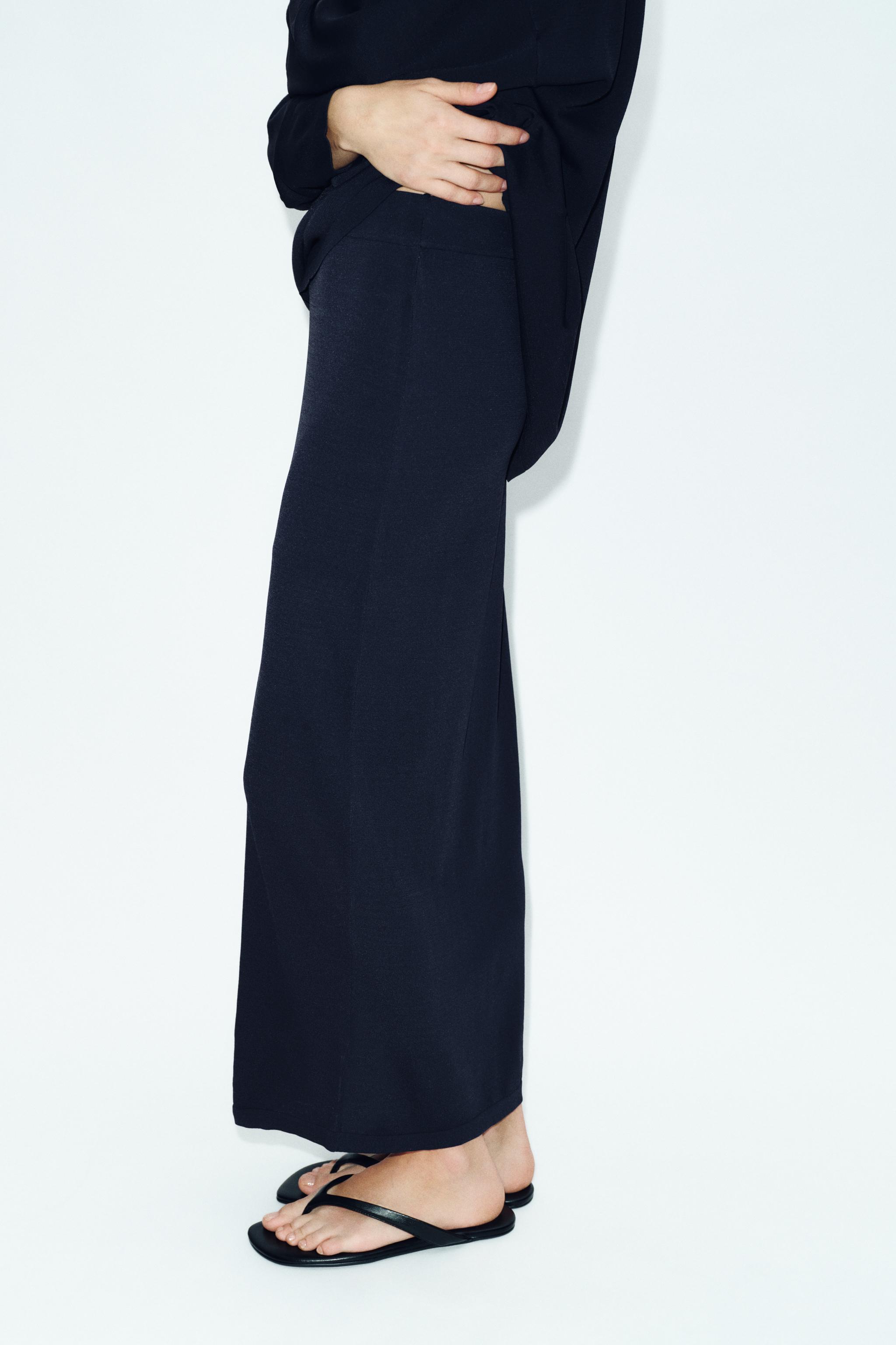 FINE KNIT MIDI SKIRT