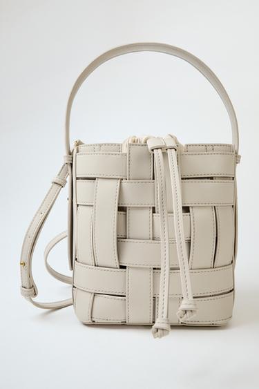 PLAITED CROSSBODY BAG - Ecru by Zara
