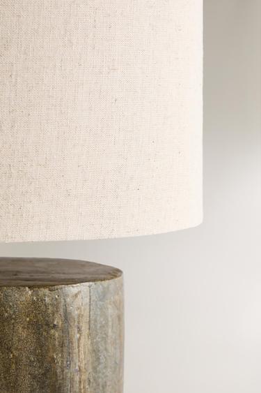 SLATE TABLE LAMP - Light beige by Zara - Image 2