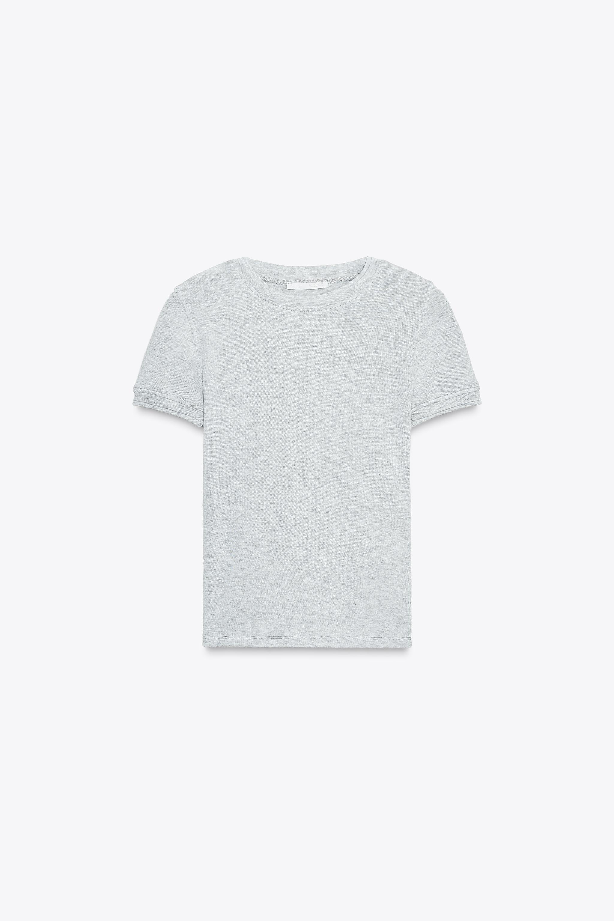Saruwa2♡ LONG SLEEVE T-SHIRT - White | ZARA Canada