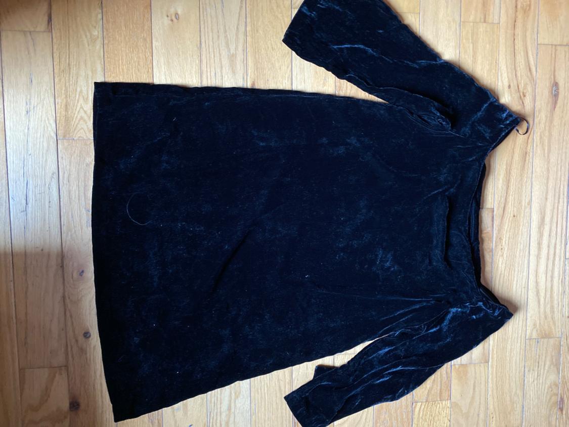 VELVET BLACK DRESS - Image 2