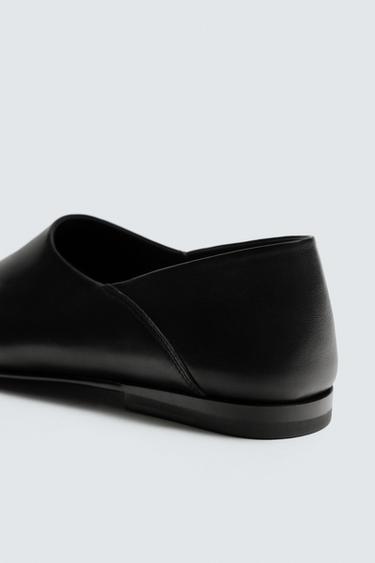 MOCASSINS EN CUIR - Noir de Zara - Image 5