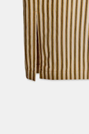 PANTALON STYLE PYJAMA À RAYURES ZW COLLECTION - rayures de Zara - Image 7