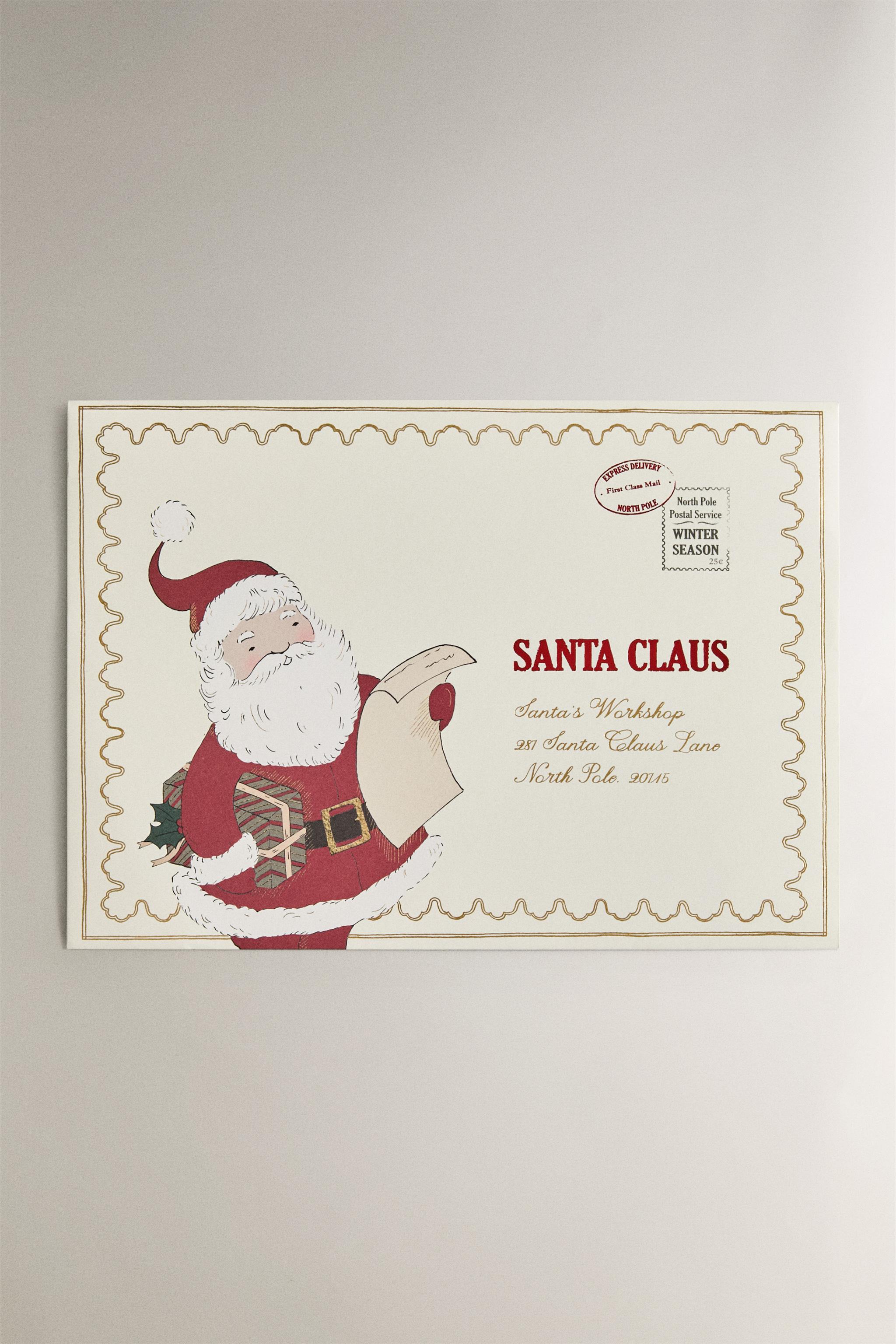 SET OF CHILDREN'S SANTA CLAUS CHRISTMAS LETTERS
