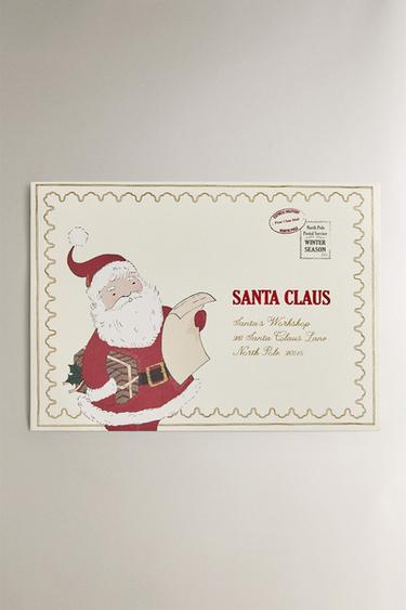 サンタのクリスマス キッズレターセット（3枚セット）マルチカラー0Zaraのサンタのクリスマス キッズレターセット（3枚セット） - マルチカラー - 画像 0