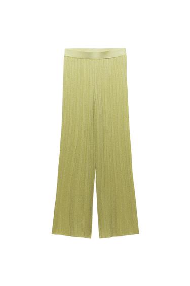 METALLIC THREAD KNIT TROUSERS - LIMITED EDITION