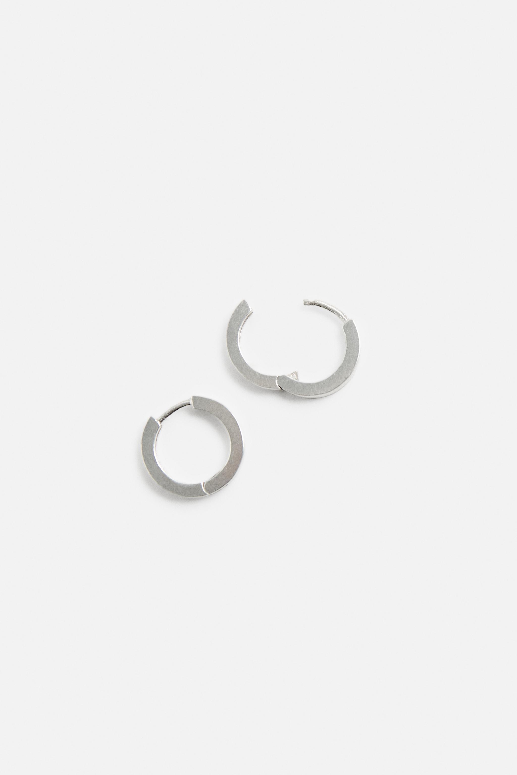 LIMITED EDITION 100%シルバーピアス - シルバー | ZARA Japan LIMITED EDITION 100%シルバーピアス - シルバー | ZARA Japan