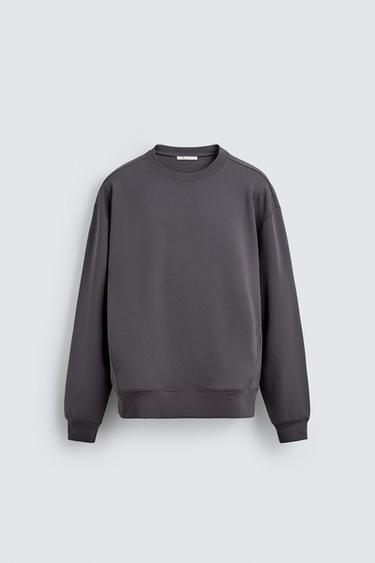 INTERLOCK POCKET SWEATSHIRT - Mauve by Zara