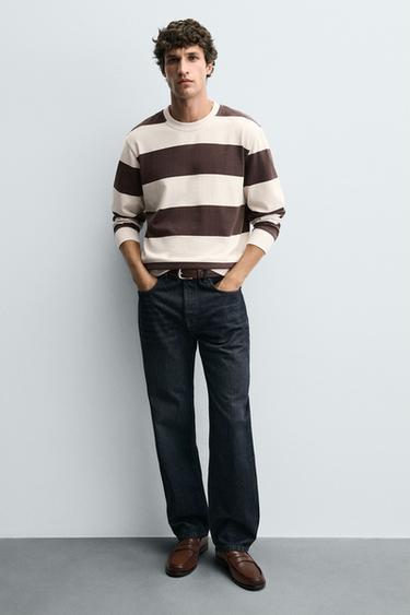 LEATHER PENNY LOAFERS - Brown by Zara - Image 1