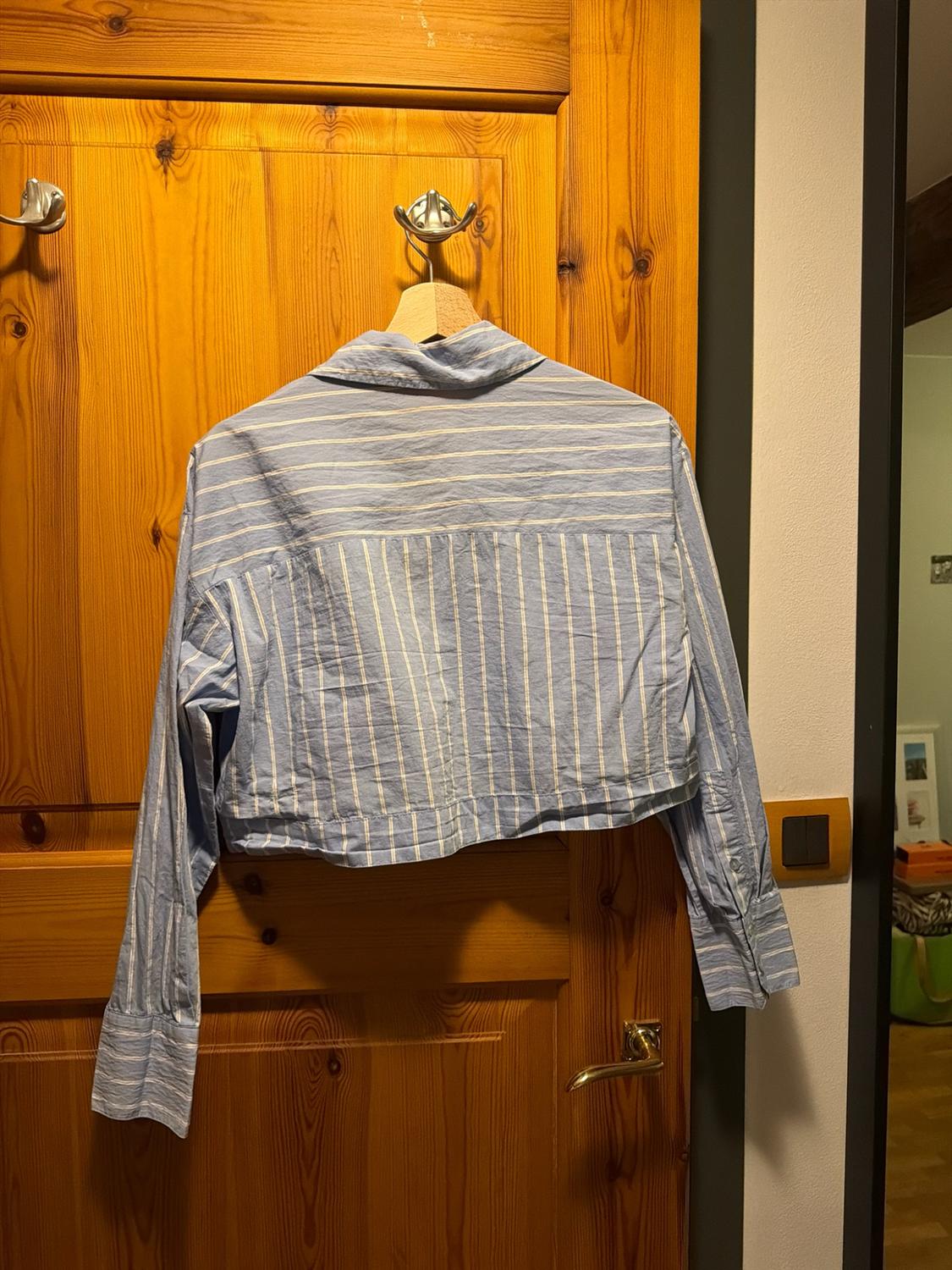 CROPPED STRIPED SHIRT - Image 3