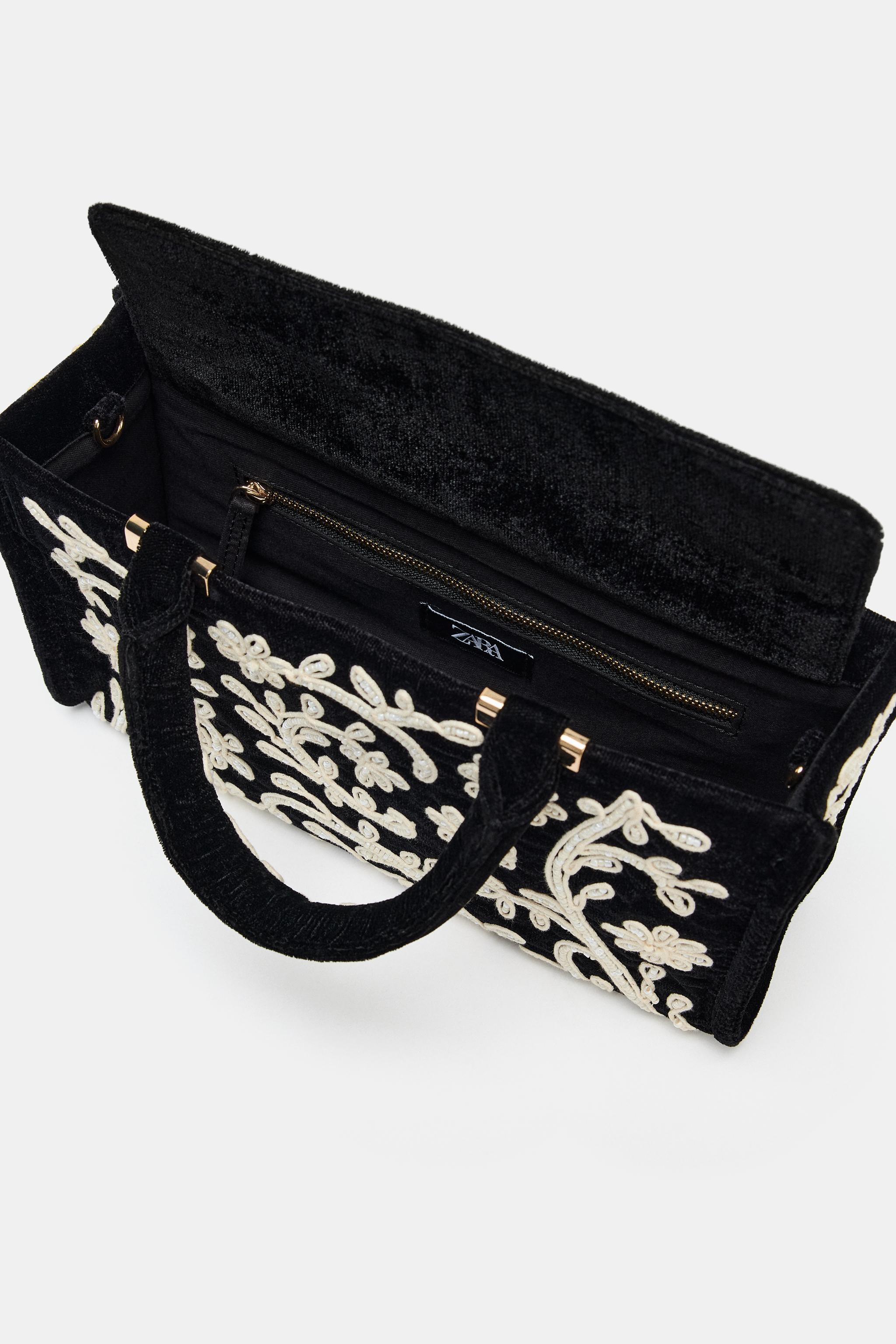 EMBROIDERED CITY BAG