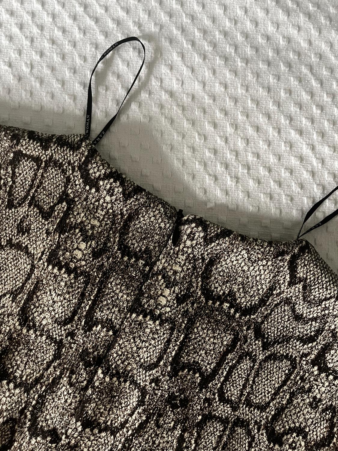 SNAKESKIN PRINT JACQUARD DRESS - Image 6