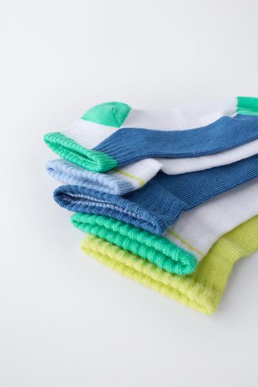 5-PACK OF ANKLE SOCKS - Multicoloured by Zara - Image 2
