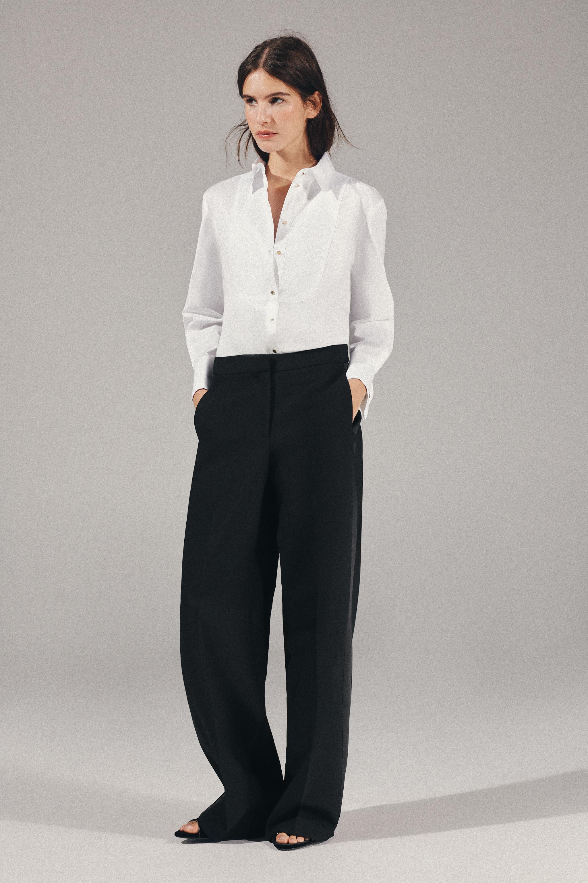Back Button Shirt by Zara