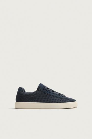 Zara FABRIC SNEAKERS - Blue