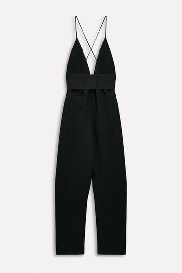 BELTED JUMPSUIT 50TH ANNIVERSARY - Black by Zara - Image 2